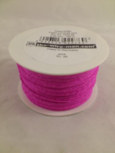 Paper wire 100 m. pink